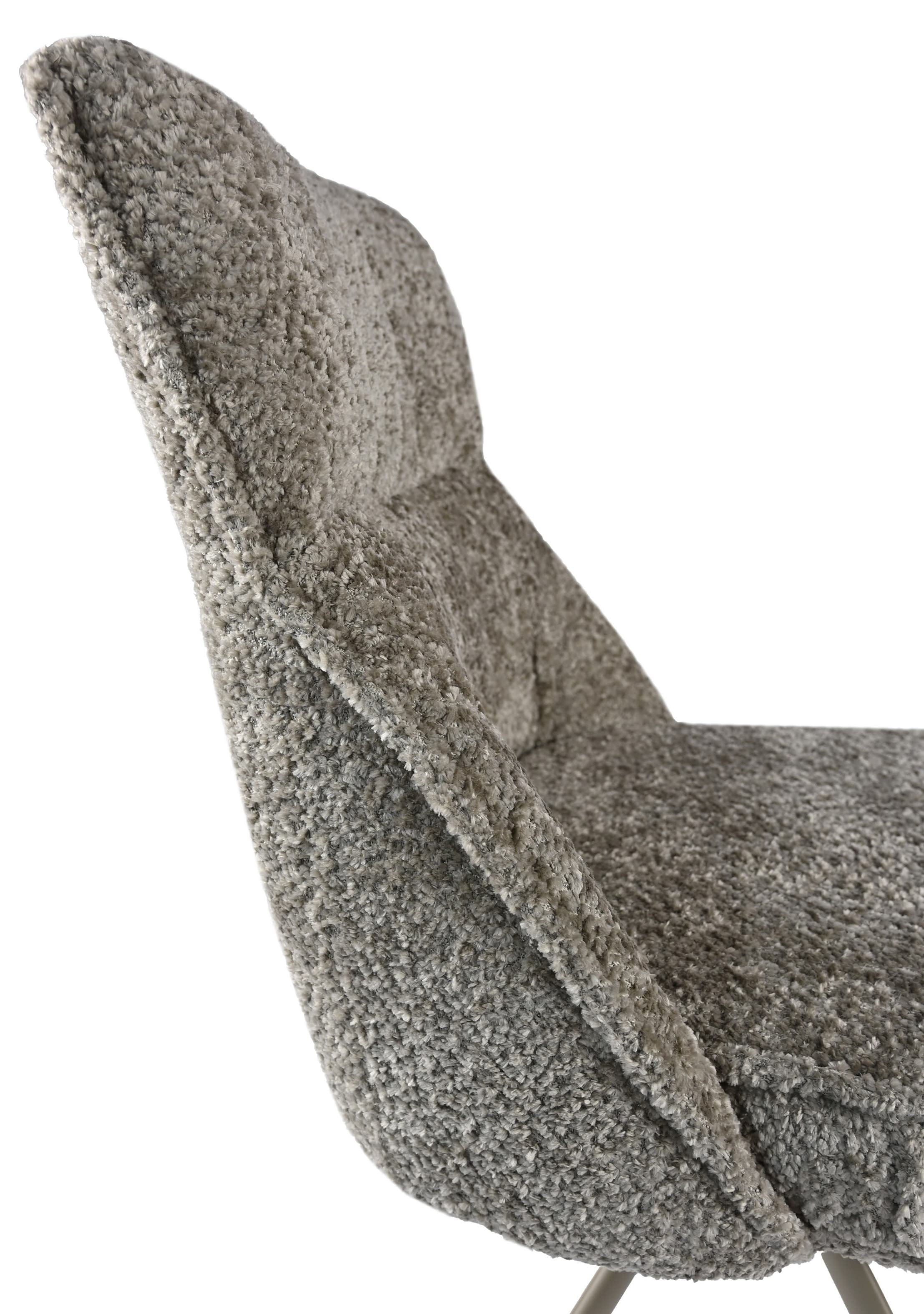 Стілець поворотний R-168 перлинний тауп + капучино 9