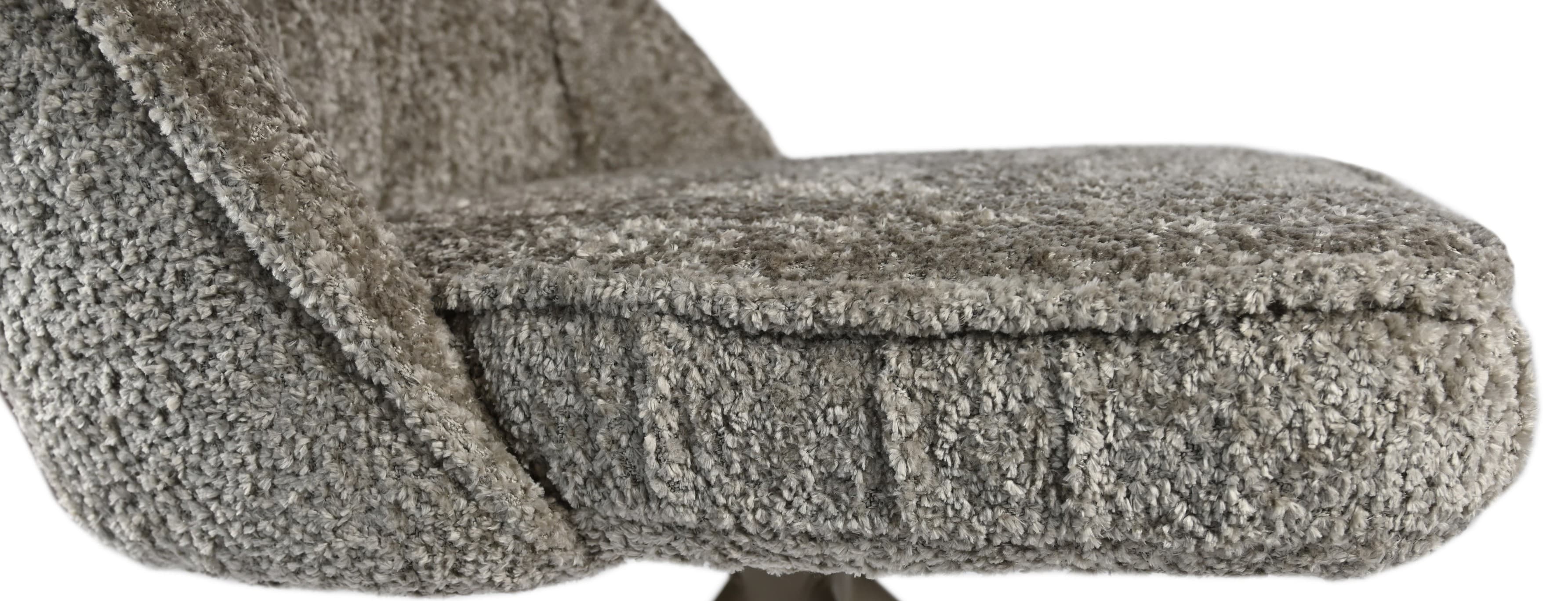 Стілець поворотний R-168 перлинний тауп + капучино 8