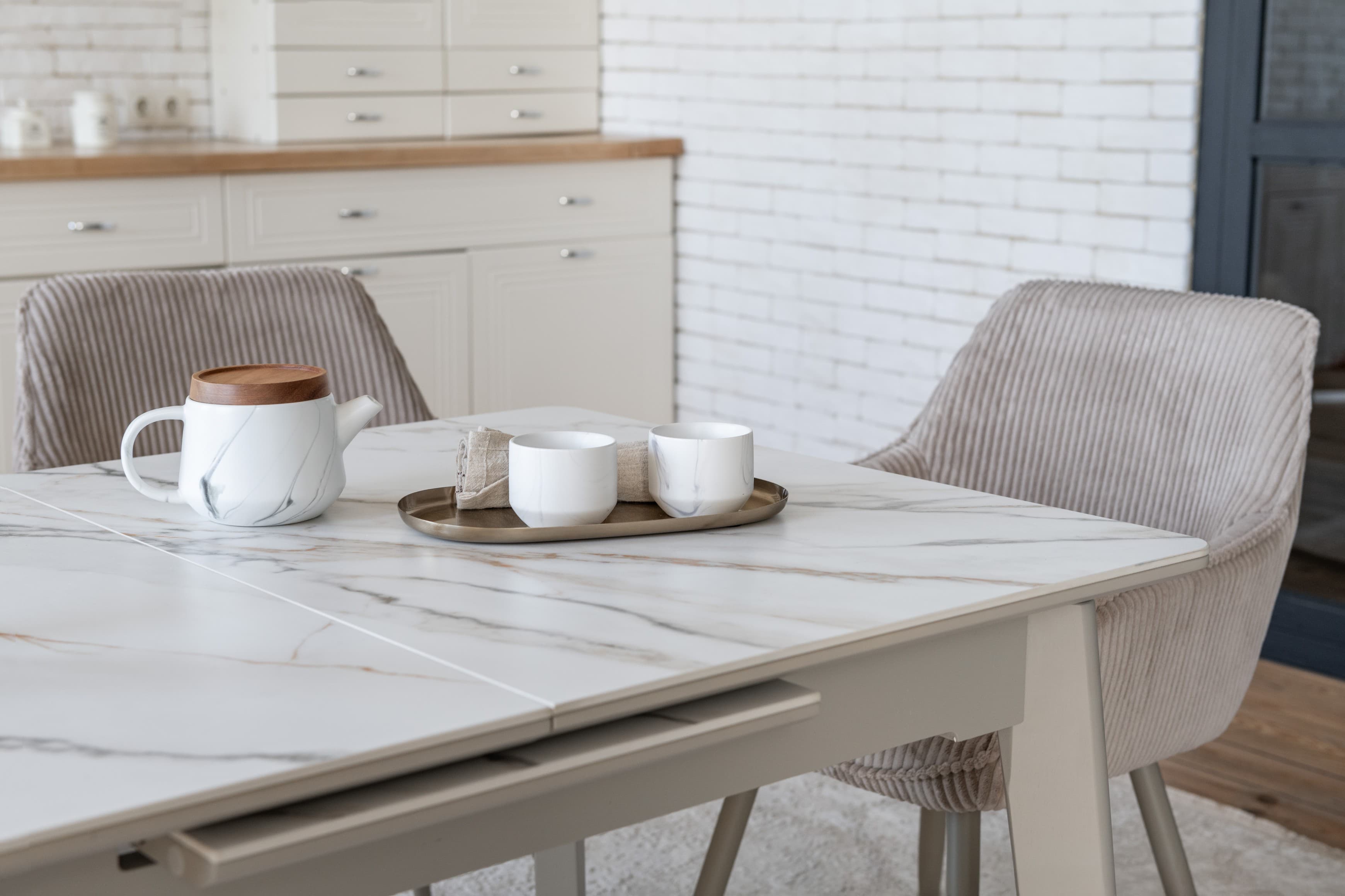 Керамічний стіл TM-76 голден сенд + теплий пісок 7