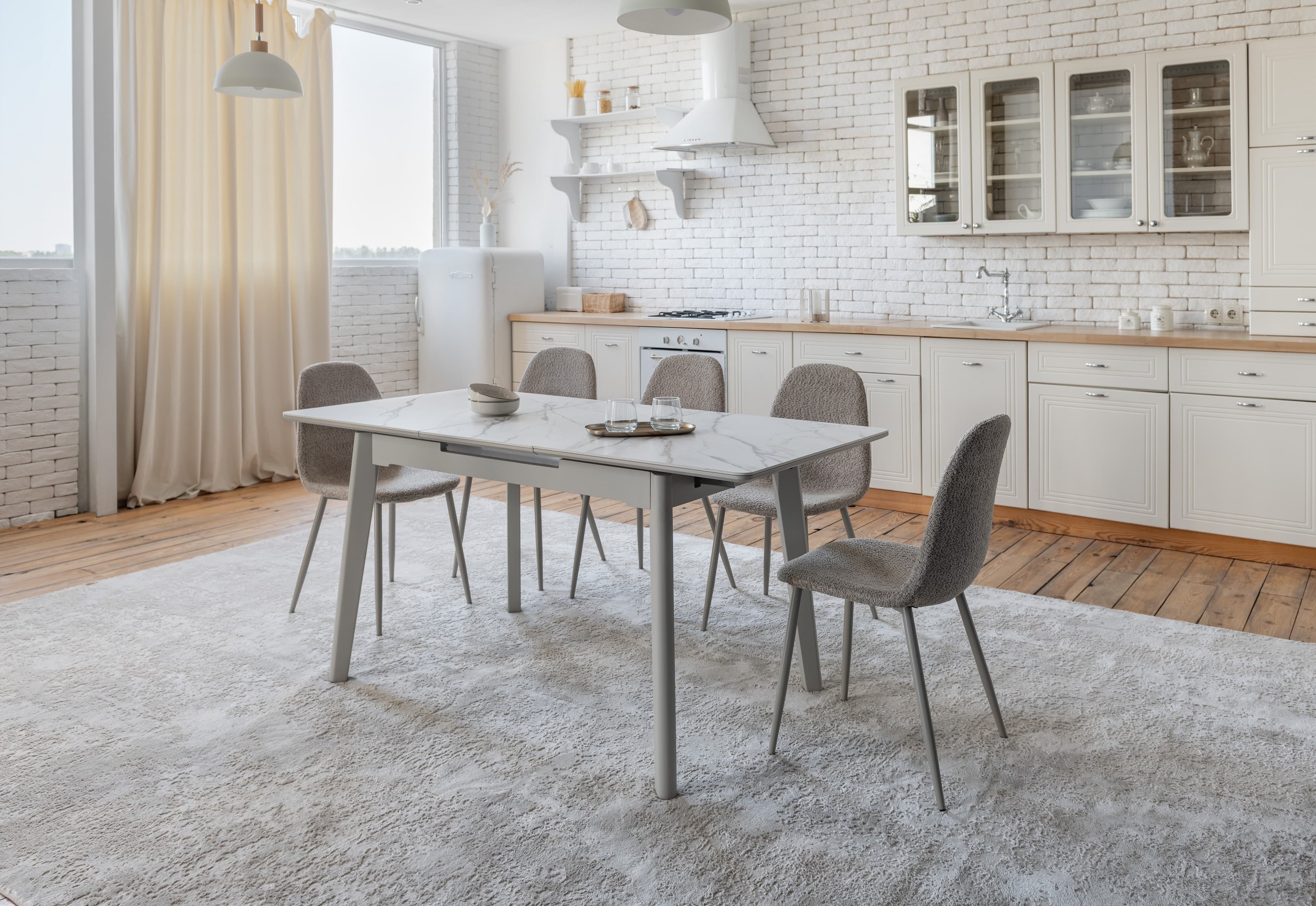 Керамічний стіл TM-76 голден сенд + теплий пісок 9