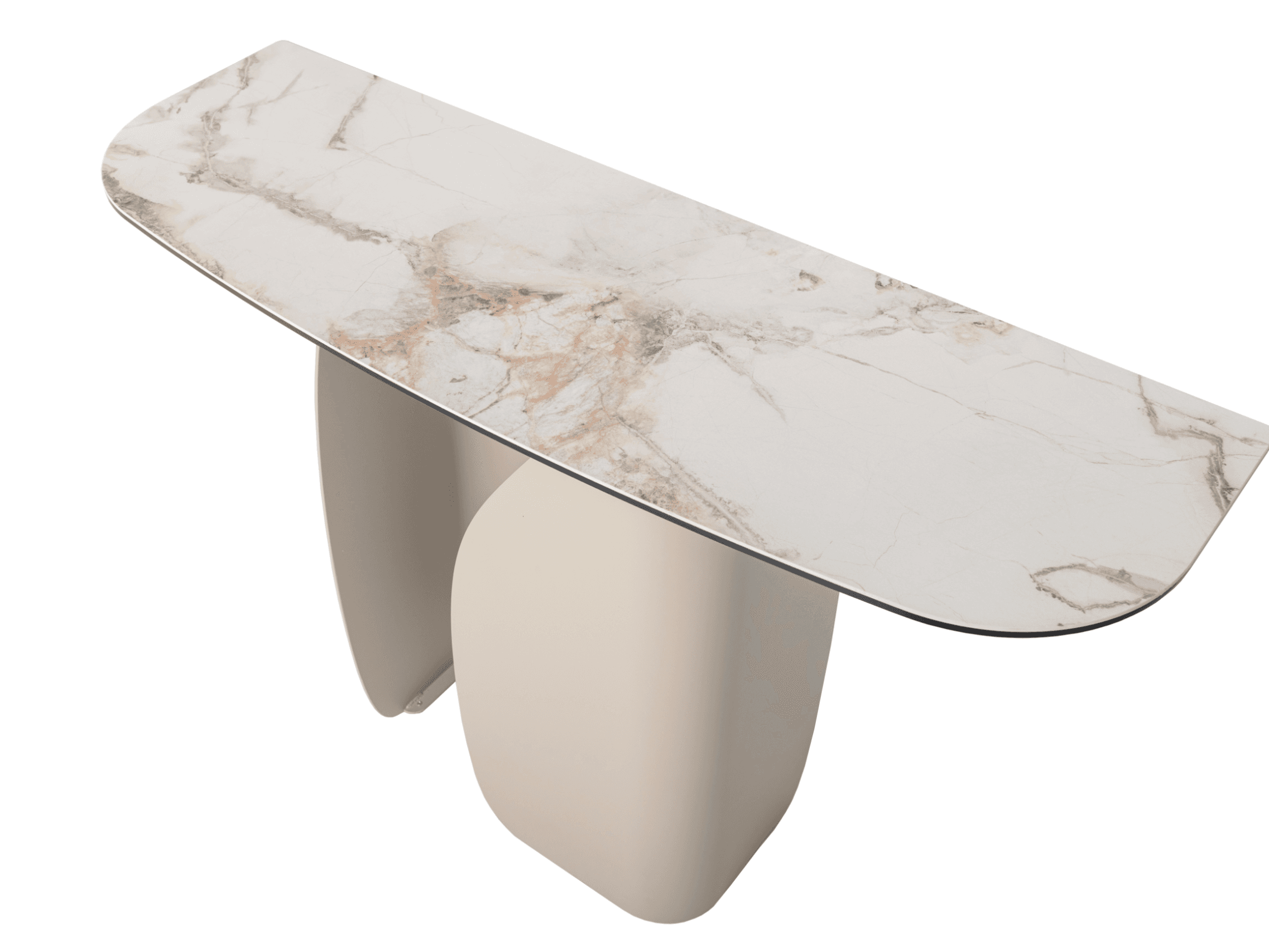 Консоль "Крістіано" аврора голд + бежевий 7